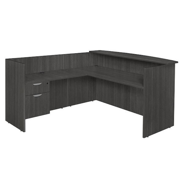 Regency Legacy Reception Desks, 82 D X 42 H, 71 W X Wood, Ash Grey LRDRT1BFAG - main